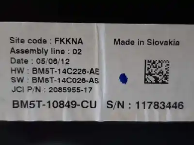 Second-hand car spare part dashboard for ford focus lim. (cb8) trend oem iam references bm5t10849cu  11783446