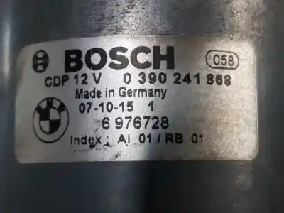 Peça sobressalente para automóvel em segunda mão motor do limpa para brisas por bmw serie 7 (e65/e66) 730d referências oem iam 6976728  0390241868