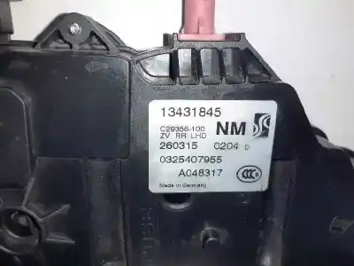 Автозапчастина б/у замок заднього правого дверя для opel corsa e selective посилання на oem iam 13431845 c29356100 0325407955