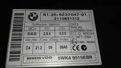 Second-hand car spare part electronic module for bmw serie 1 coupe (e82) 120d oem iam references 6135923704701 2110831312 5wk49515ebr