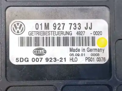 Second-hand car spare part automatic gearbox control unit for audi a3 (8l) 1.8 ambiente oem iam references 01m927733jj  5dg00792321