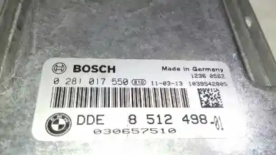 Second-hand car spare part ecu engine control for bmw serie 1 coupe (e82) 120d oem iam references 8512498  0281017550