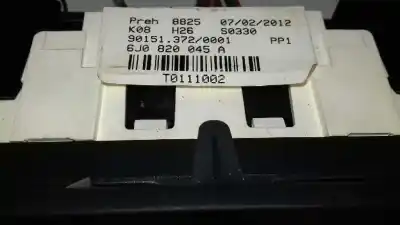 Автозапчасти б/у отопление / кондиционирование воздуха за seat ibiza sc (6j1) reference ссылки oem iam 6j0820045a  t0111002