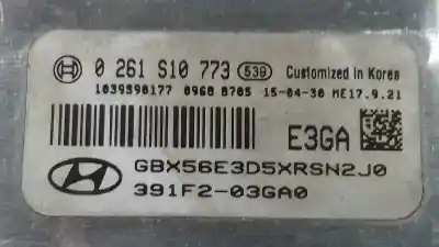 Second-hand car spare part ecu engine control for hyundai i20 elegant oem iam references 391f203ga0 1038407875 0261s10773