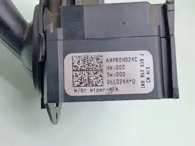 Second-hand car spare part windshiel wiper switch for volkswagen caddy ka/kb (2k) kombi oem iam references 1k0953519j  95e0244