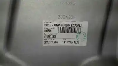 Second-hand car spare part passenger side right window regulator for volkswagen caddy ka/kb (2k) kombi oem iam references 2k1837752bs  