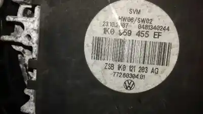 Автозапчастина б/у електро вентилятор для volkswagen caddy ka/kb (2k) kombi посилання на oem iam 1k0959455ef  1k0121203ag