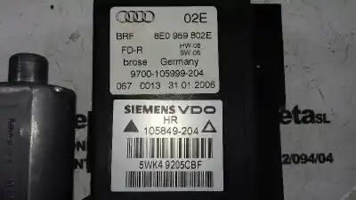 Автозапчасти б/у мотор заднего правого стекла за audi a4 avant (8e) 2.0 tdi ссылки oem iam 8e0959802e 5wk9205cbf 9700105999204