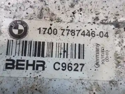 Peça sobressalente para automóvel em segunda mão intercooler por bmw serie 5 berlina (e60) 530d referências oem iam 17007787446  