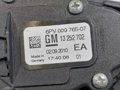 Автозапчастина б/у педаль акселератора для opel astra j lim. enjoy посилання на oem iam 13252702  6vp00976507