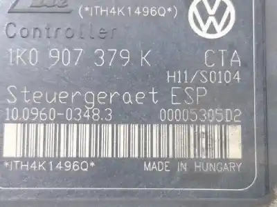 Peça sobressalente para automóvel em segunda mão abs por seat toledo (5p2) 1.9 tdi referências oem iam 1k0907379k 1k0614517h 10096003483