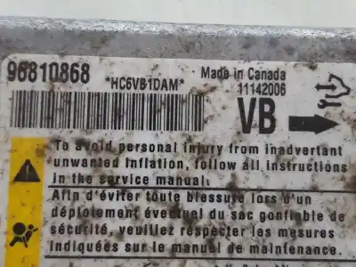 Pezzo di ricambio per auto di seconda mano kit airbag per chevrolet captiva 2.0 vcdi lt riferimenti oem iam   