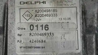 Автозапчасти б/у блок управления двигателем за renault kangoo (f/kc0) authentique ссылки oem iam 8200469333  8200498185