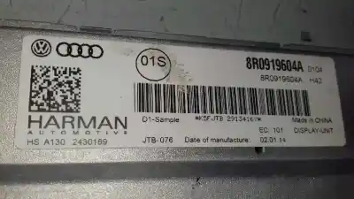 Автозапчасти б/у многофункциональный дисплей за audi a4 b8 avant (8k5) 2.0 tdi ссылки oem iam 8r0919604a hsa1302430169 k5fjtb2913416y