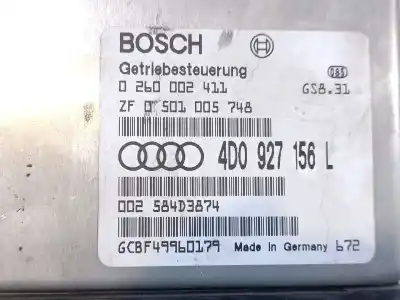 Second-hand car spare part automatic gearbox control unit for audi a8 (d2) 3.7 v8 32v oem iam references 4d0927156l 0501005748 0260002411