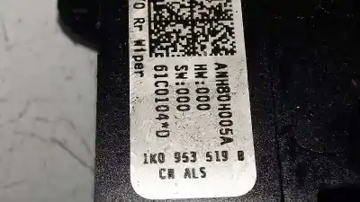 Second-hand car spare part windshiel wiper switch for volkswagen jetta (1k2) advance oem iam references 1k0953519b  