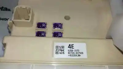 Second-hand car spare part fuse box unit for toyota rav 4 active oem iam references 63583372  873042850b