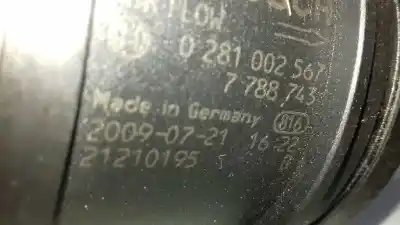 Second-hand car spare part flowmeter for bmw serie 3 touring (e91) 320d oem iam references 7788743  0281002567
