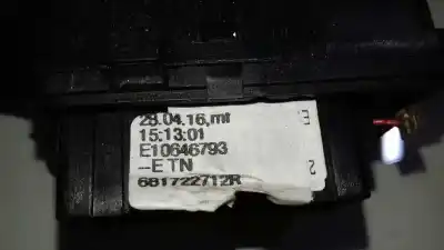 Second-hand car spare part windshiel wiper switch for dacia sandero ambiance oem iam references 681722712r  e10646793