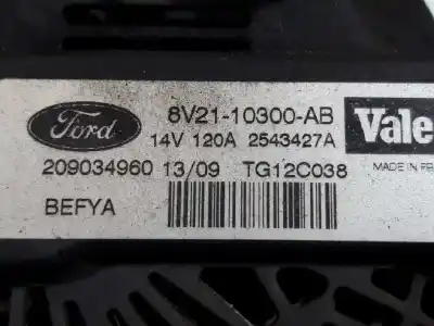 Автозапчасти б/у генератор за ford fiesta vi (cb1, ccn) 1.4 tdci ссылки oem iam 8v2110300ab 28-5664 tg12c038