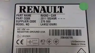 Автозапчастина б/у gps навігаційна система для renault clio iv business посилання на oem iam 281155249r  