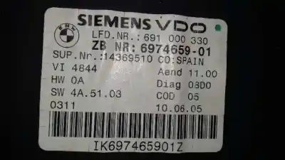 Peça sobressalente para automóvel em segunda mão quadrante por bmw serie 3 berlina (e90) 320d referências oem iam 697465901  a2c53117691