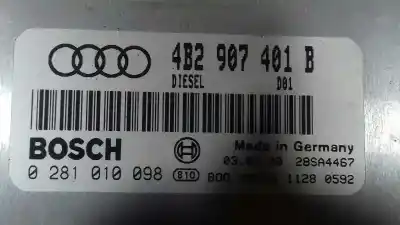 Second-hand car spare part ecu engine control for audi a6 c5 avant (4b5, 4b6) 2.5 tdi oem iam references 4b2907401b  0281010098