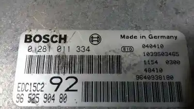 Second-hand car spare part ecu engine control for peugeot 807 (eb_) 2.0 hdi oem iam references 9652590480  0281011334