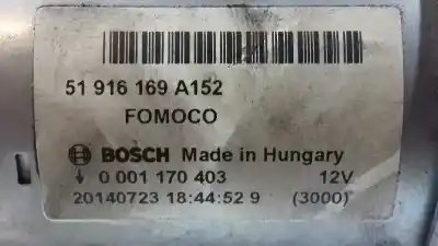 Автозапчастина б/у двигун запускається для ford ka (ccu) trend + посилання на oem iam 51916169 25-4074 0001170403