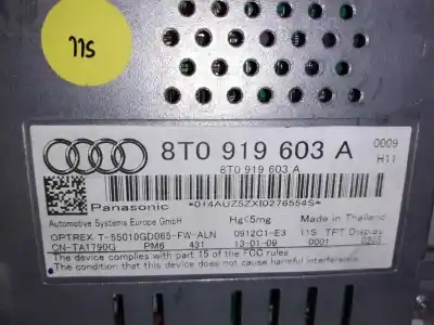 Автозапчасти б/у многофункциональный дисплей за audi a4 avant (8k5) (2008) básico ссылки oem iam 8t0919603a  