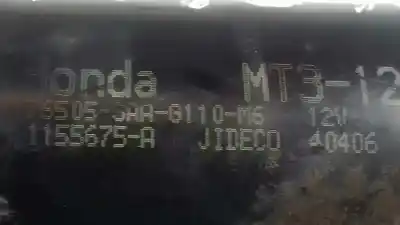 Автозапчастина б/у двигатель передніх склоочисників для honda jazz (gd1/5) 1.4 ls посилання на oem iam 76505saag110m6  