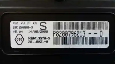 Peça sobressalente para automóvel em segunda mão quadrante por renault kangoo profesional referências oem iam 8200796013 281180219 281209663