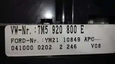 Peça sobressalente para automóvel em segunda mão quadrante por ford galaxy (vy) 1.9 tdi cat referências oem iam 7m5920800e  110080036006