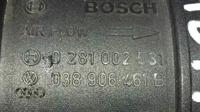 Second-hand car spare part flowmeter for volkswagen caddy ka/kb (2k) life oem iam references 038906461b  0281002531