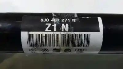 Second-hand car spare part front left transmission for audi tt (8j3/8j9) 2.0 tfsi coupe oem iam references 8j0407271n  