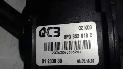 Second-hand car spare part windshiel wiper switch for audi tt (8j3/8j9) 2.0 tfsi coupe oem iam references 8p0953519c  