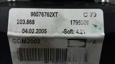Автозапчастина б/у управління світлом для citroen c2 (jm_) 1.4 hdi посилання на oem iam 96576762xt  