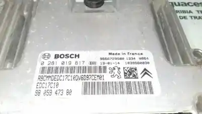 Автозапчасти б/у блок управления двигателем за citroen berlingo multispace (b9) 1.6 hdi 110 ссылки oem iam 9805947380  0281019817