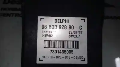 Peça sobressalente para automóvel em segunda mão módulo eletrônico por citroen c4 picasso i monospace (ud_) 1.6 hdi referências oem iam 9663392880  7301465005