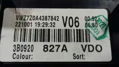 Автозапчасти б/у приборная доска за volkswagen passat b5.5 variant (3b6) 2.5 tdi ссылки oem iam 3b0920827a  110080198002