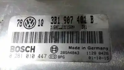 Автозапчасти б/у блок управления двигателем за volkswagen passat b5.5 variant (3b6) 2.5 tdi ссылки oem iam 3b1907401b  0281010447