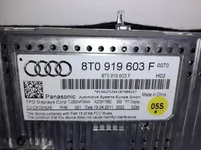 Автозапчасти б/у многофункциональный дисплей за audi a4 avant (8k5) (2008) básico ссылки oem iam 8t0919603f  