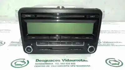 Second-hand car spare part AUDIO SYSTEM / RADIO CD for VOLKSWAGEN TIGUAN (5N1)  OEM IAM references 5M0035186AA  
