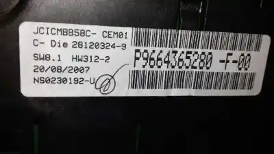 Second-hand car spare part dashboard for citroen c4 picasso i monospace (ud_) 1.6 hdi oem iam references 9664365280  ns023019u