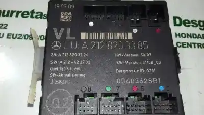 Piesă de schimb auto la mâna a doua unitate de control închidere pentru mercedes clase e (w212) lim. 2.1 cdi cat referințe oem iam a2128203385  00403628b1