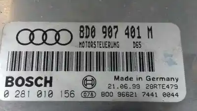 Автозапчасти б/у блок управления двигателем за audi a4 b5 avant (8d5) 2.5 tdi ссылки oem iam 8d0907401m  0281010156