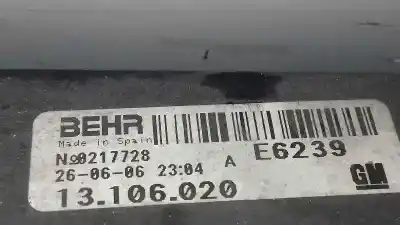Автозапчасти б/у конденсатор / радиатор кондиционера воздуха за opel corsa 3 c 1.3 cdti 70ch manual ссылки oem iam 13106020  