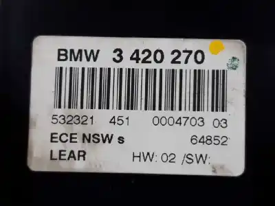 Second-hand car spare part headlights switch for bmw x3 (e83) 2.0i oem iam references 3420270  532321451