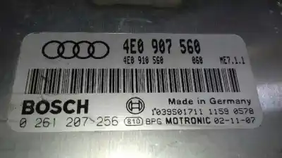 Автозапчасти б/у блок управления двигателем за audi a8 (4e2) 4.2 quattro ссылки oem iam 4e0907560 4e0910560 0261207256