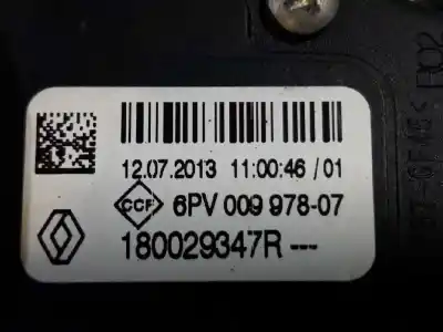 Автозапчастина б/у педаль акселератора для renault clio iv authentique посилання на oem iam 180029347r  